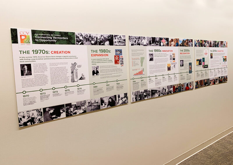 Community Timeline Display CCV timeline display design