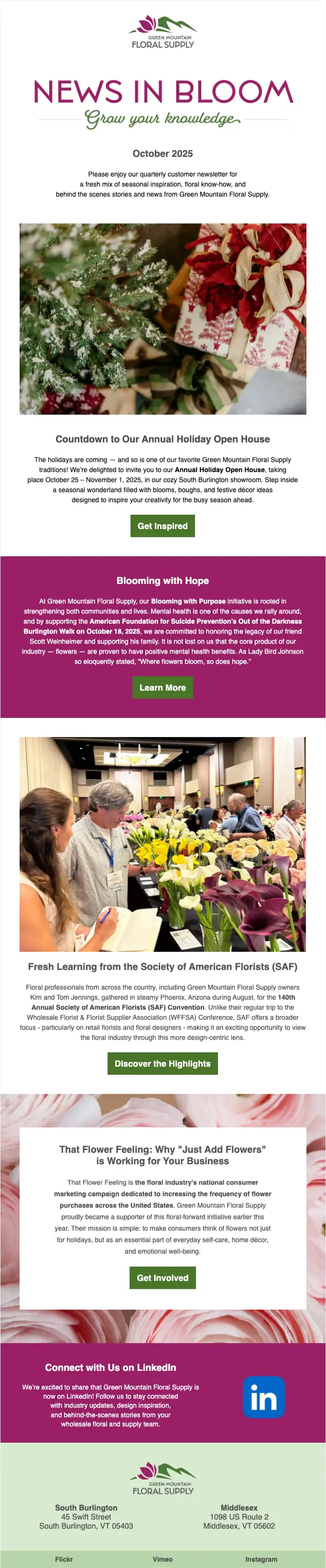 GMFSI Newsletter Screenshot