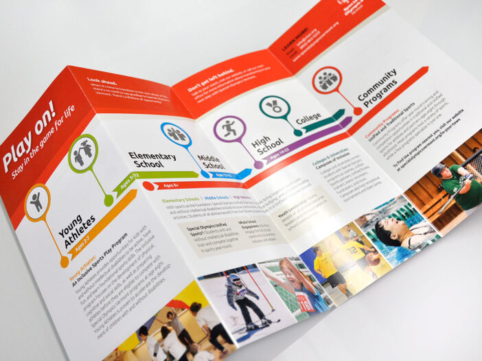 Special Olympics brochure - inside.