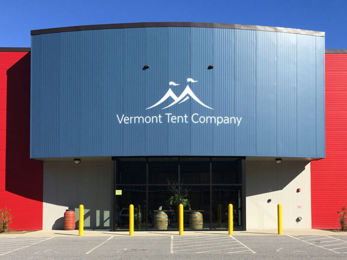 Vermont Tent Company, exterior of building
