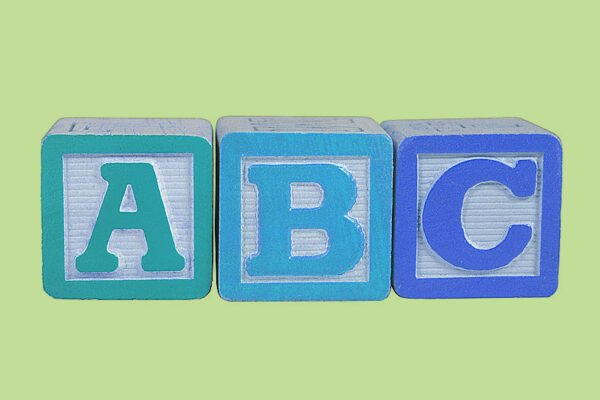 ABC letter blocks