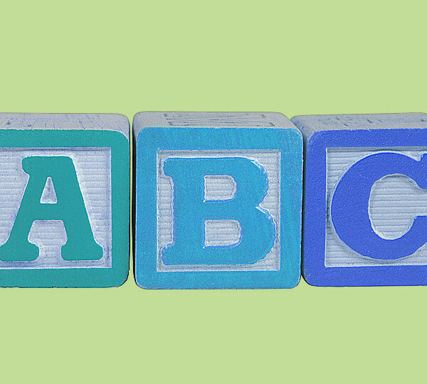 ABC letter blocks