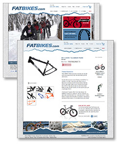 Fatbikes website pages