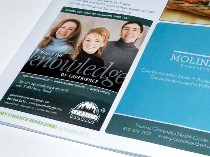 Spruce Mortgage print advertisement in magazine