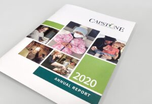 Capstone Community Action 2020 Annual Report by Stride Creative Group