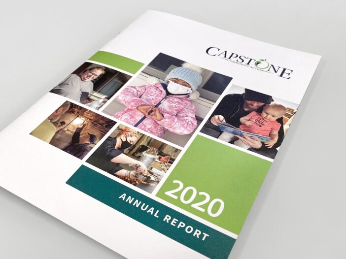 Capstone Community Action 2020 Annual Report by Stride Creative Group