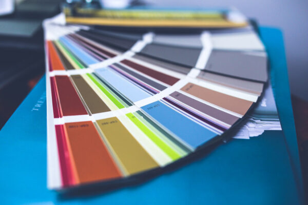 Printed color palette