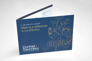 Dunkiel Saunders brochure cover