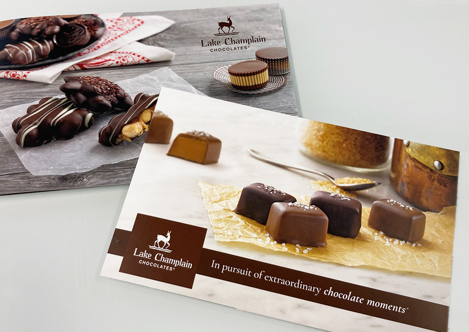 Lake Champlain Chocolate company catalogs
