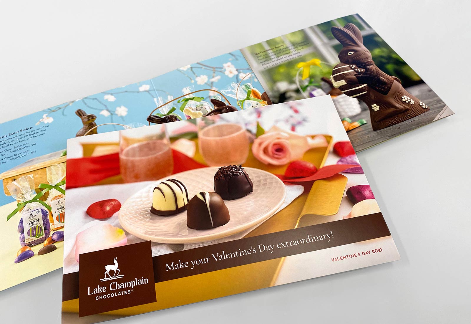 Lake Champlain Chocolates valentines day mailer