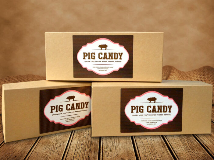 Pigcandy bacon packaging