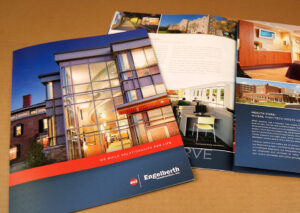Engelberth print catalog cover page and inside page