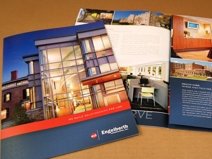 Engelberth print catalog cover page and inside page