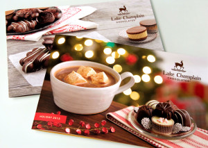 Lake Champlain Chocolates holiday catalog cover page