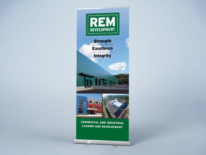REM Development popup banner