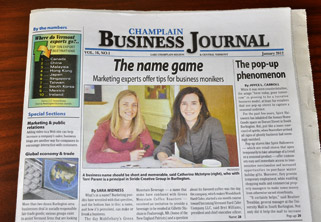 Stride in Champlain Business Journal