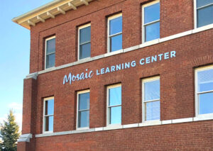 Mosaic Learning Center Exterior Signage